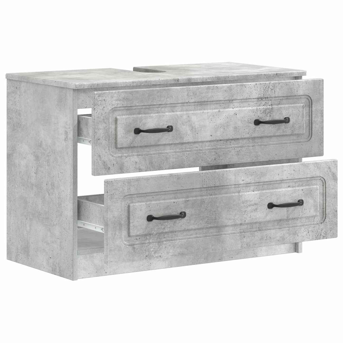 vidaXL Bathroom Sink Cabinet UTRECHT Concrete Grey 82 x 41x 56 cm