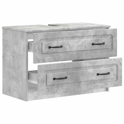 vidaXL Bathroom Sink Cabinet UTRECHT Concrete Grey 82 x 41x 56 cm
