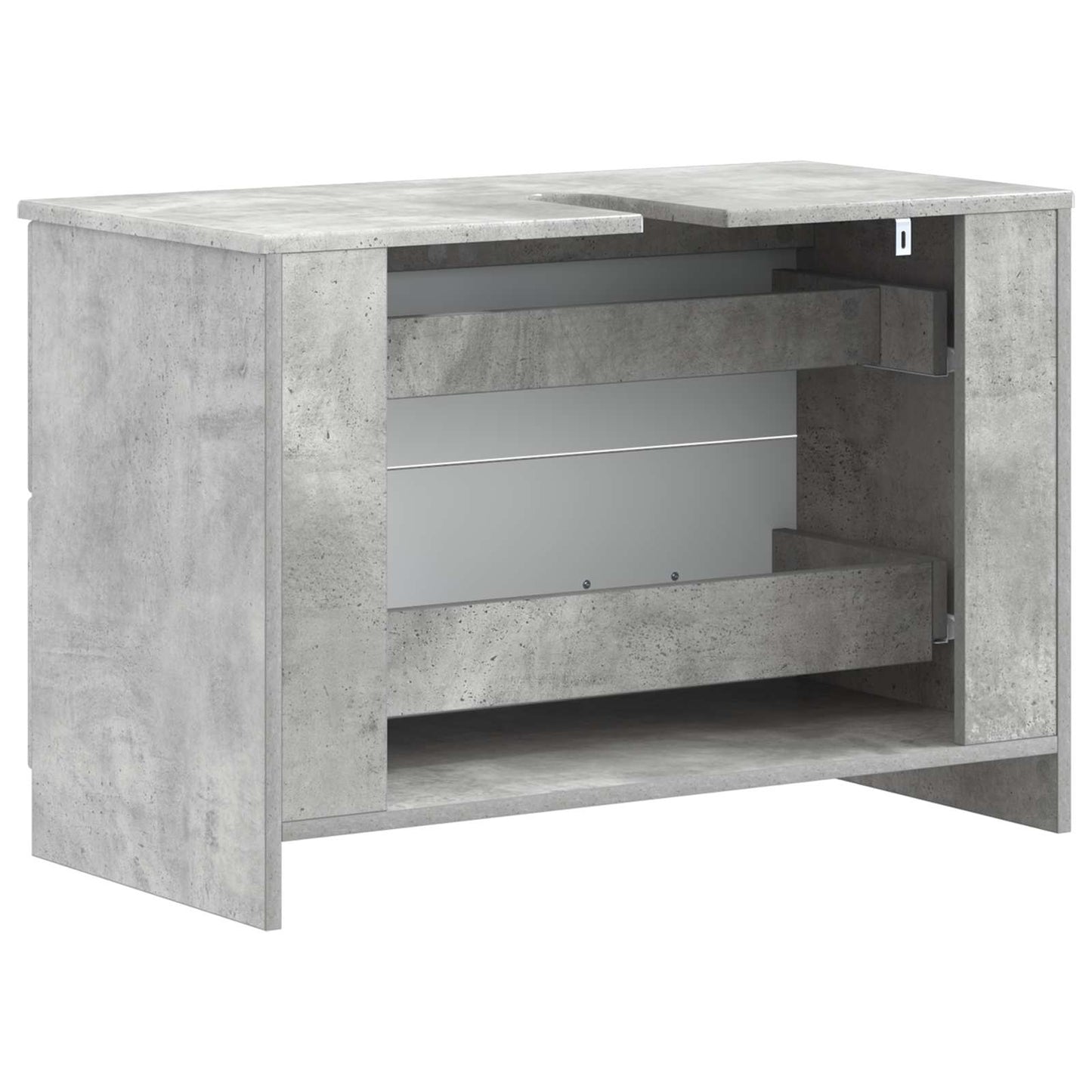 vidaXL Bathroom Sink Cabinet UTRECHT Concrete Grey 82 x 41x 56 cm