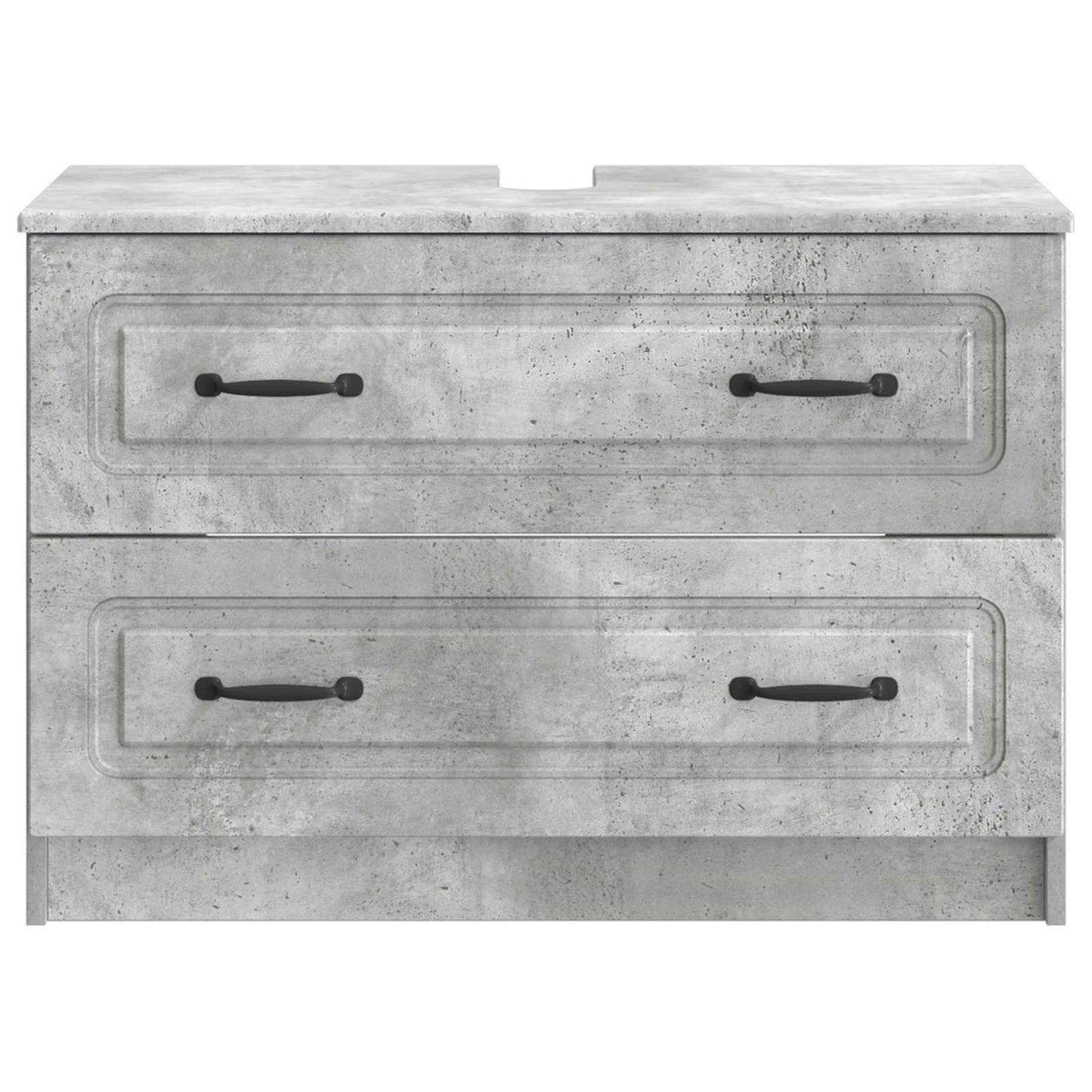 vidaXL Bathroom Sink Cabinet UTRECHT Concrete Grey 82 x 41x 56 cm