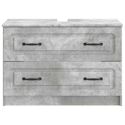 vidaXL Bathroom Sink Cabinet UTRECHT Concrete Grey 82 x 41x 56 cm