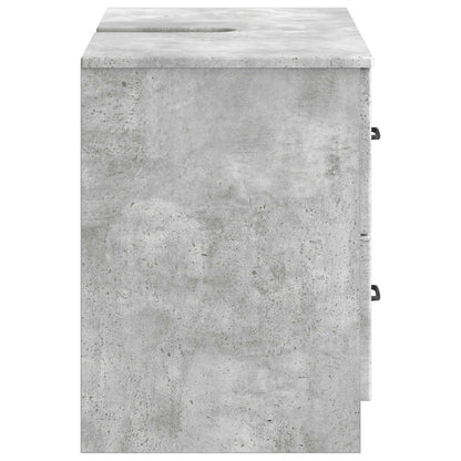 vidaXL Bathroom Sink Cabinet UTRECHT Concrete Grey 82 x 41x 56 cm