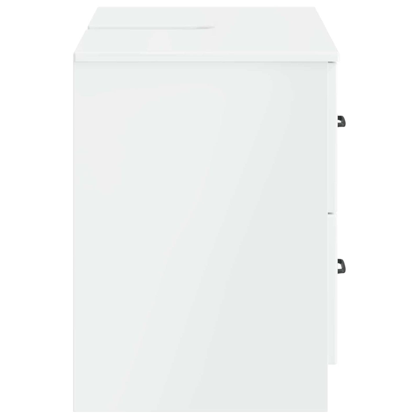 vidaXL Bathroom Sink Cabinet UTRECHT High Gloss White 82 x 41x 56 cm