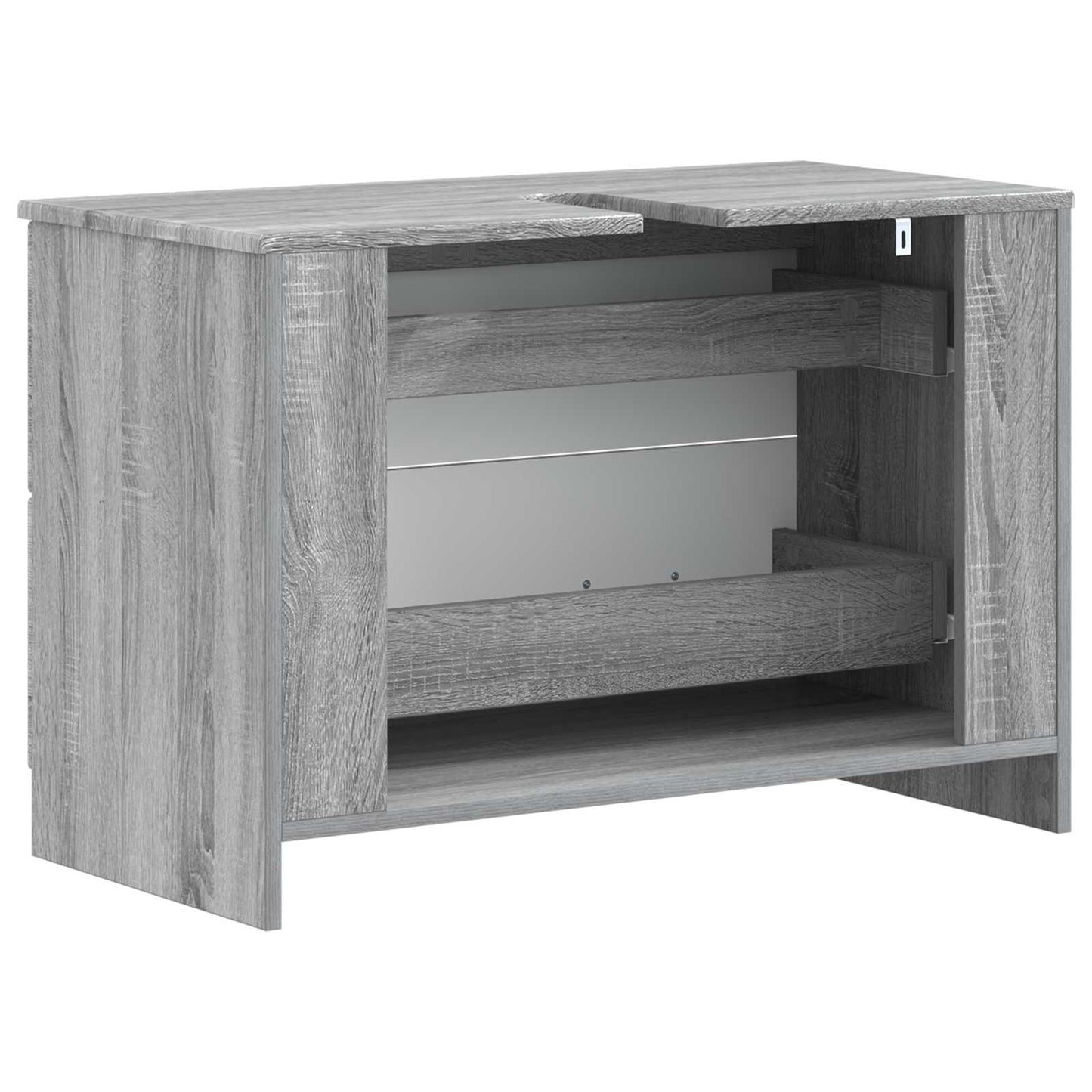 vidaXL Bathroom Sink Cabinet UTRECHT Grey Sonoma 82 x 41x 56 cm