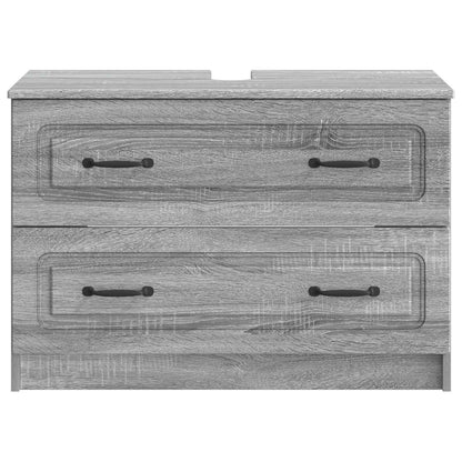vidaXL Bathroom Sink Cabinet UTRECHT Grey Sonoma 82 x 41x 56 cm