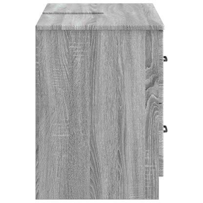 vidaXL Bathroom Sink Cabinet UTRECHT Grey Sonoma 82 x 41x 56 cm