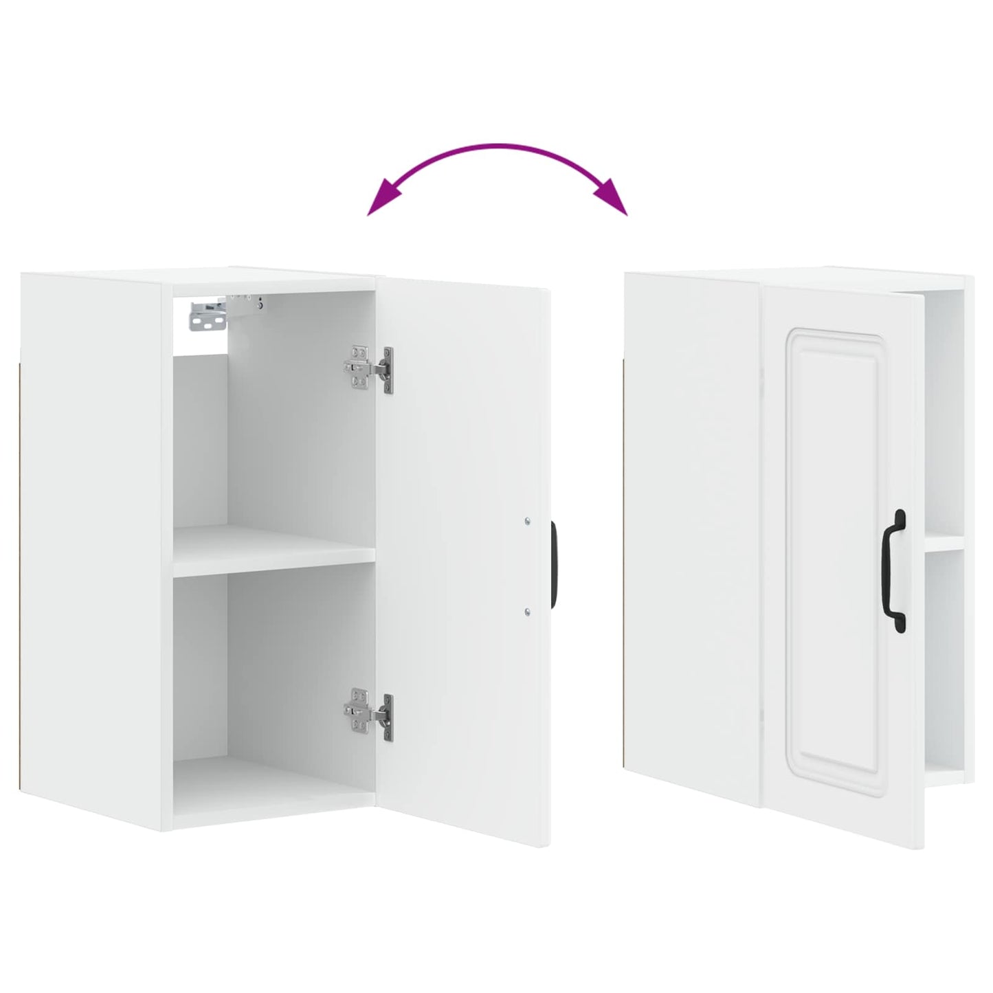 vidaXL Bathroom Wall Cabinet UTRECHT White 30 x 31 x 59 cm