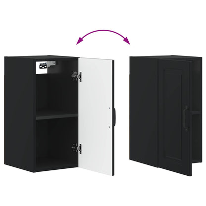 vidaXL Bathroom Wall Cabinet UTRECHT Black 30 x 31 x 59 cm