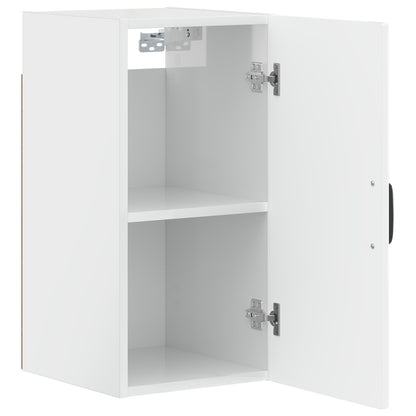 vidaXL Bathroom Wall Cabinet UTRECHT High Gloss White 30 x 31 x 59 cm