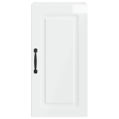 vidaXL Bathroom Wall Cabinet UTRECHT High Gloss White 30 x 31 x 59 cm