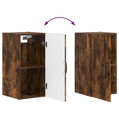 vidaXL Bathroom Wall Cabinet UTRECHT Smoked Oak 30 x 31 x 59 cm