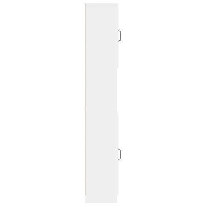 vidaXL Bathroom Cabinet with Open Shelf UTRECHT White 30 x 31 x 187 cm