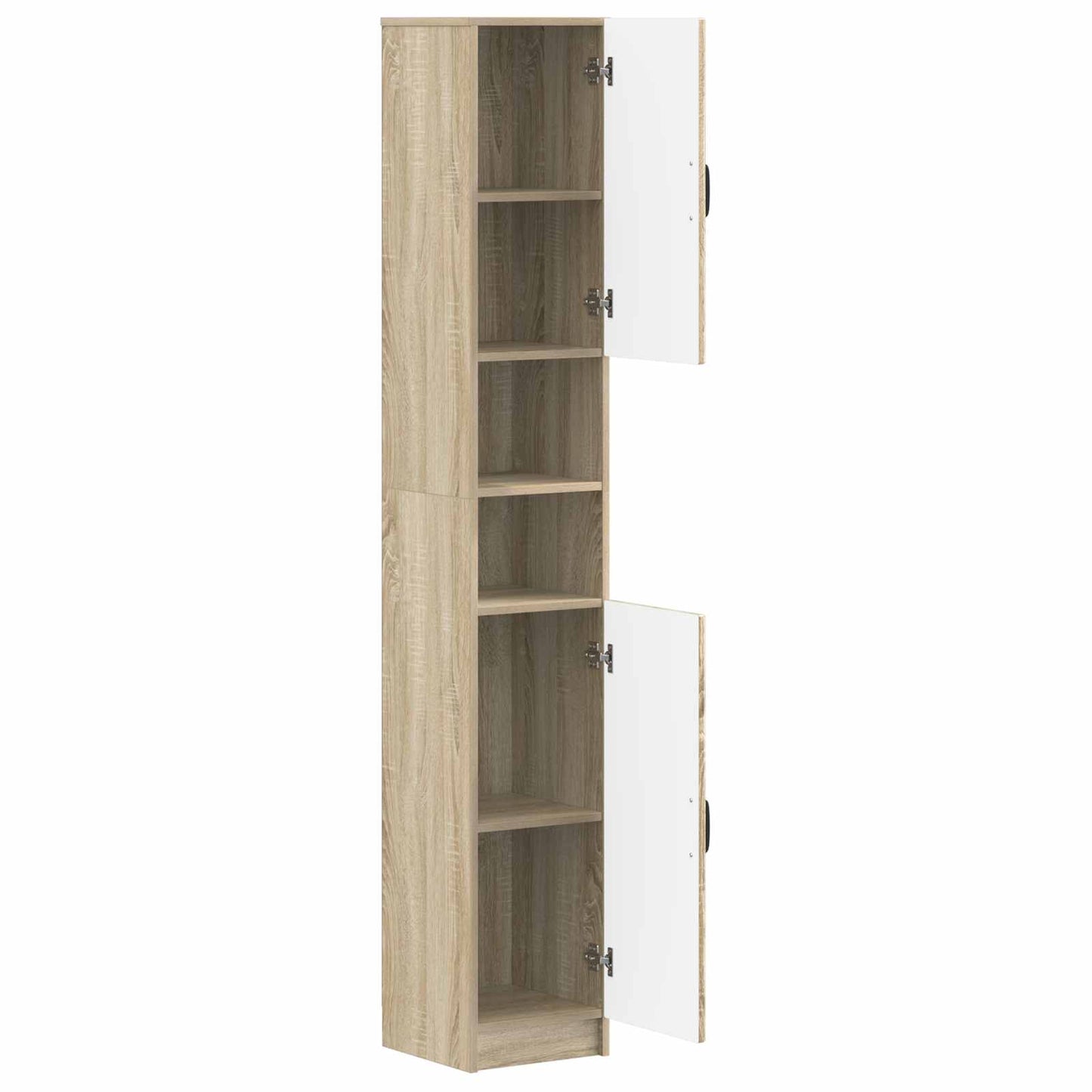 vidaXL Bathroom Cabinet with Open Shelf UTRECHT Sonoma Oak