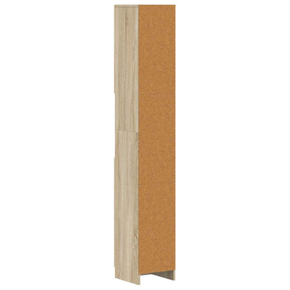 vidaXL Bathroom Cabinet with Open Shelf UTRECHT Sonoma Oak