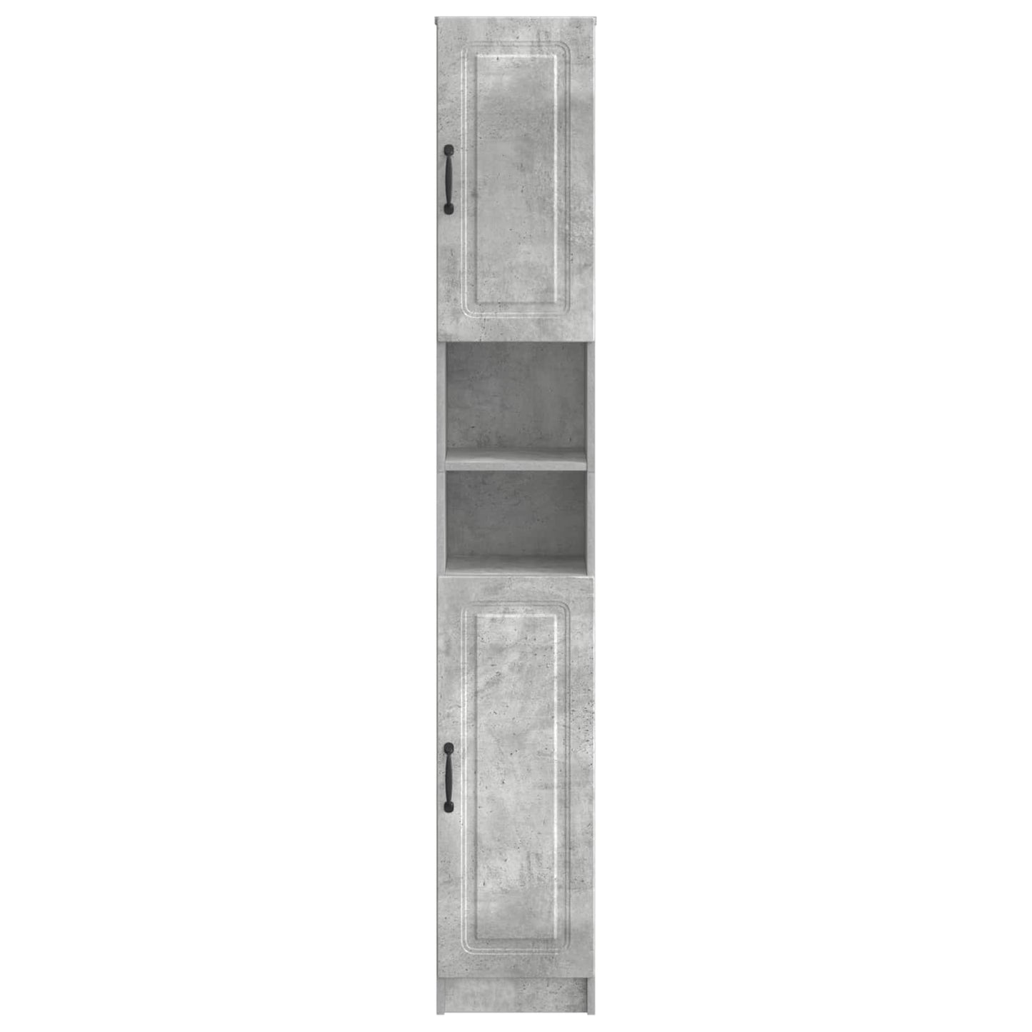 vidaXL Bathroom Cabinet with Open Shelf UTRECHT Concrete Grey