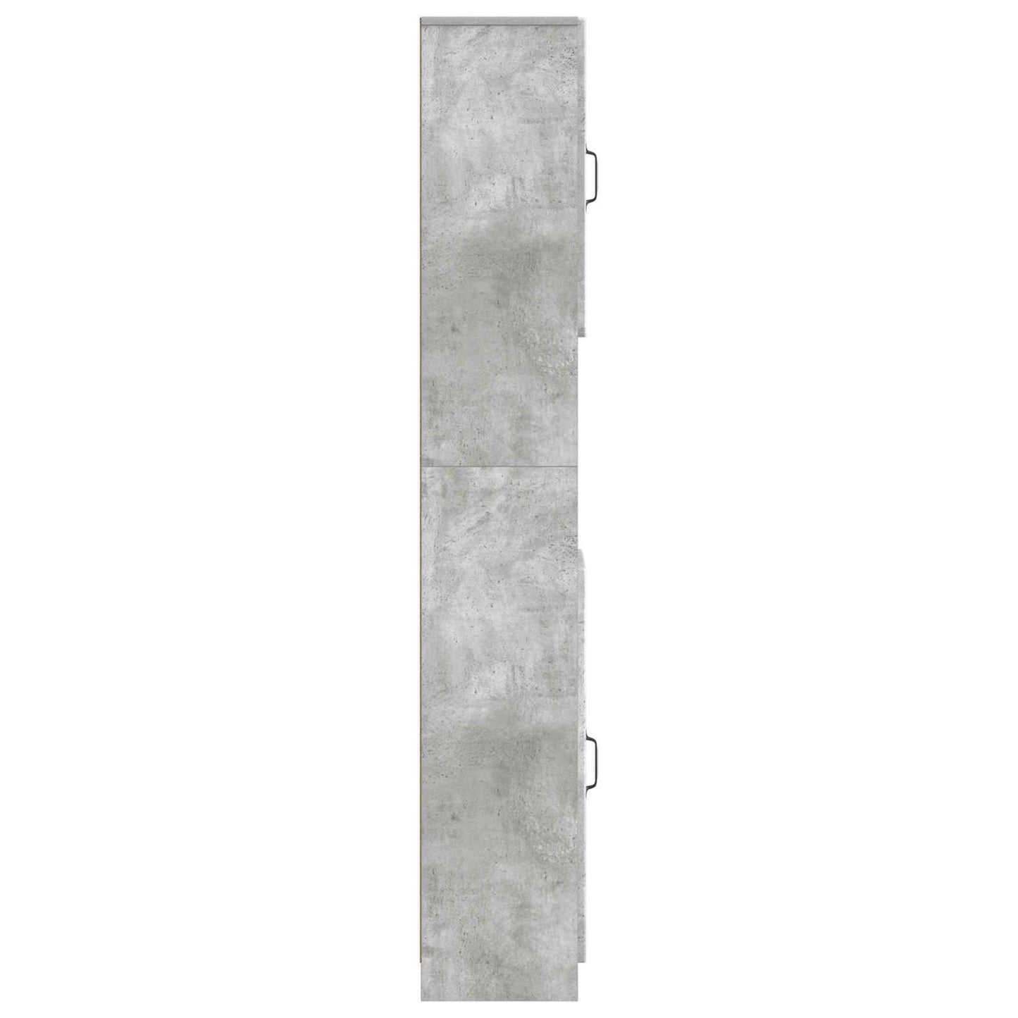 vidaXL Bathroom Cabinet with Open Shelf UTRECHT Concrete Grey