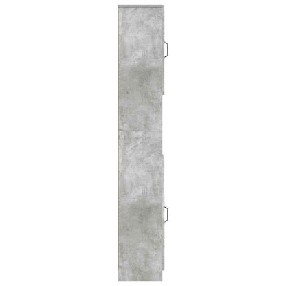 vidaXL Bathroom Cabinet with Open Shelf UTRECHT Concrete Grey