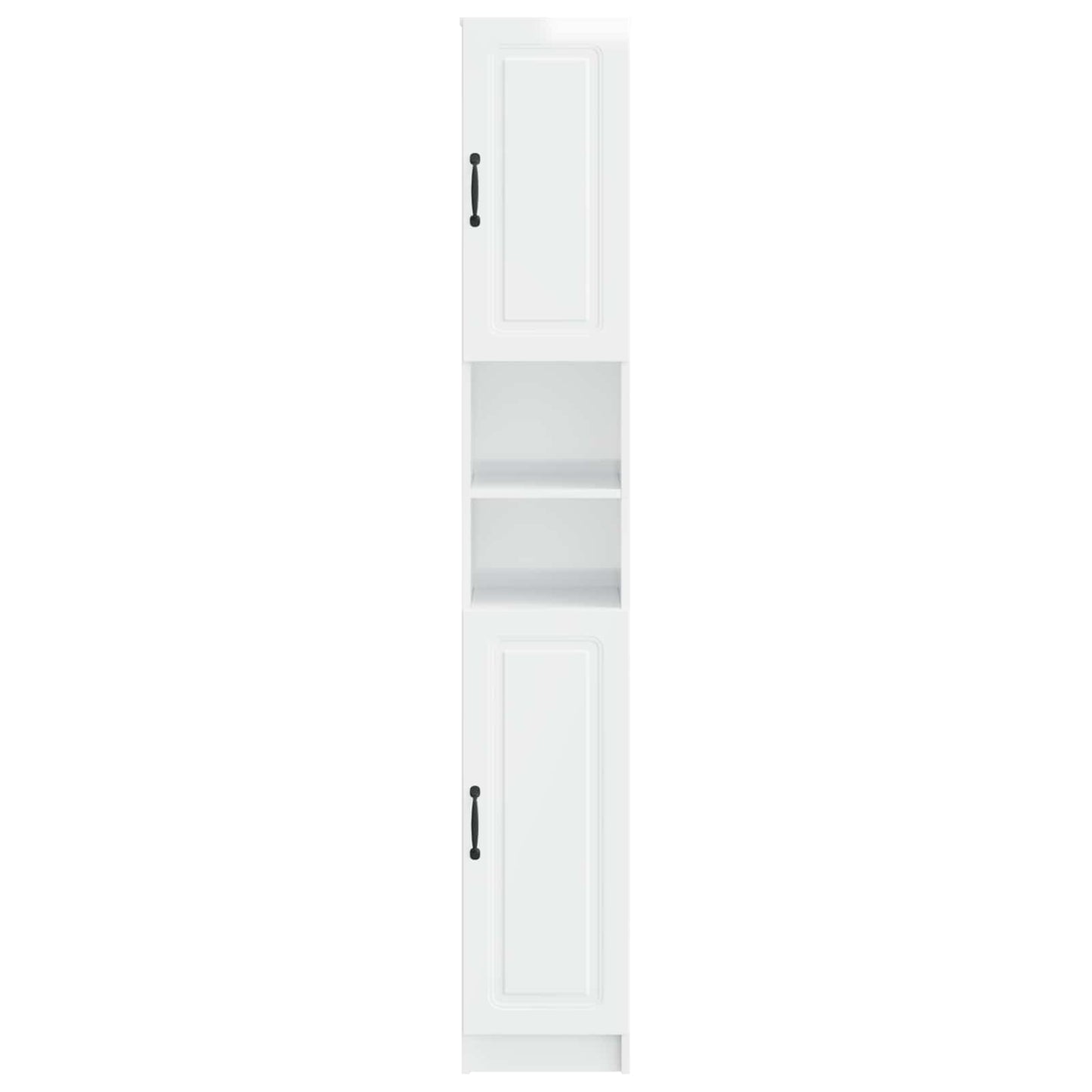 vidaXL Bathroom Cabinet with Open Shelf UTRECHT High Gloss White