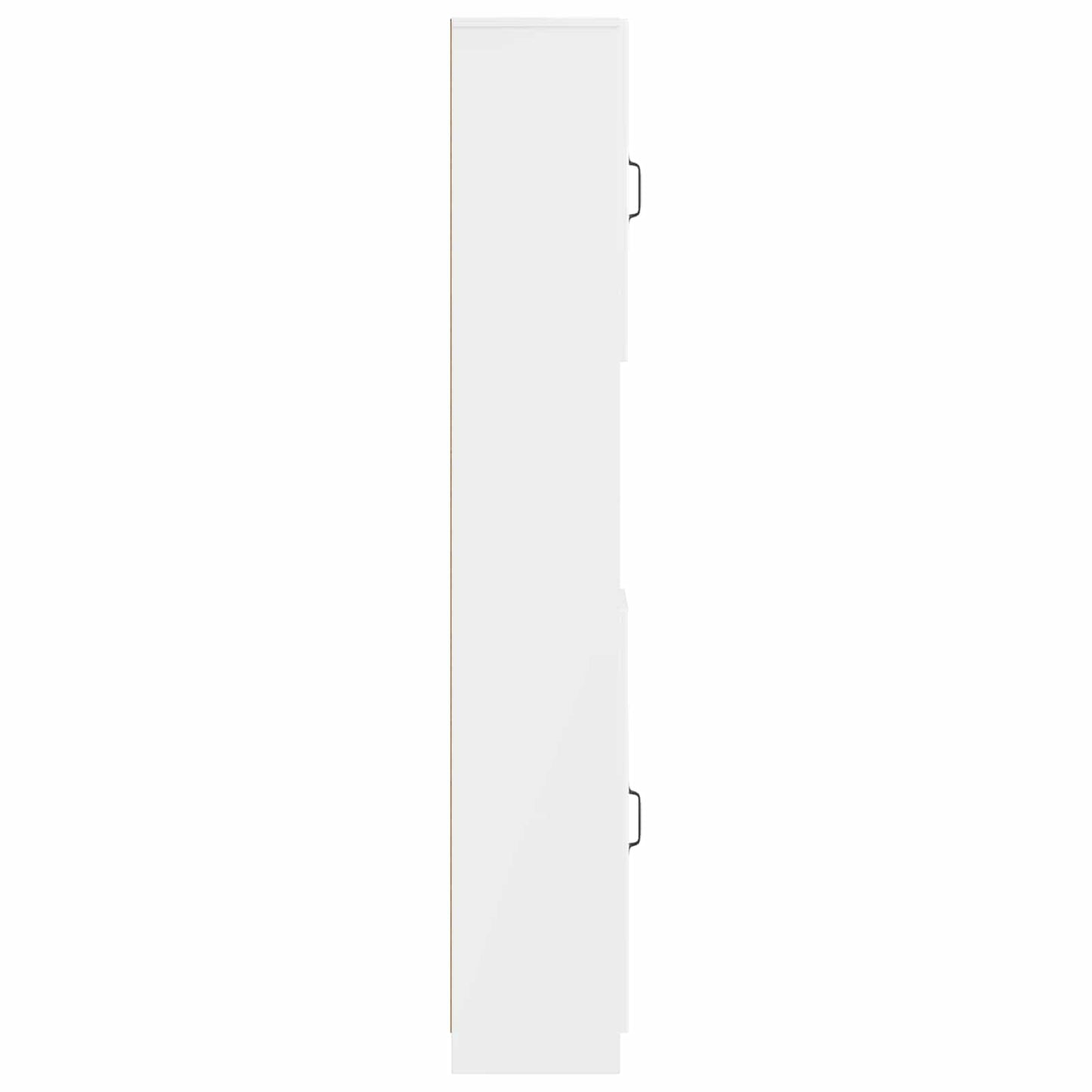 vidaXL Bathroom Cabinet with Open Shelf UTRECHT High Gloss White