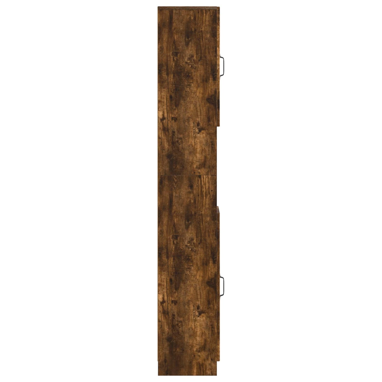 vidaXL Bathroom Cabinet with Open Shelf UTRECHT Smoked Oak