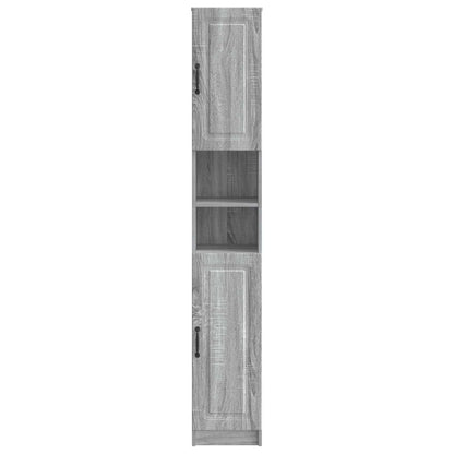 vidaXL Bathroom Cabinet with Open Shelf UTRECHT Grey Sonoma