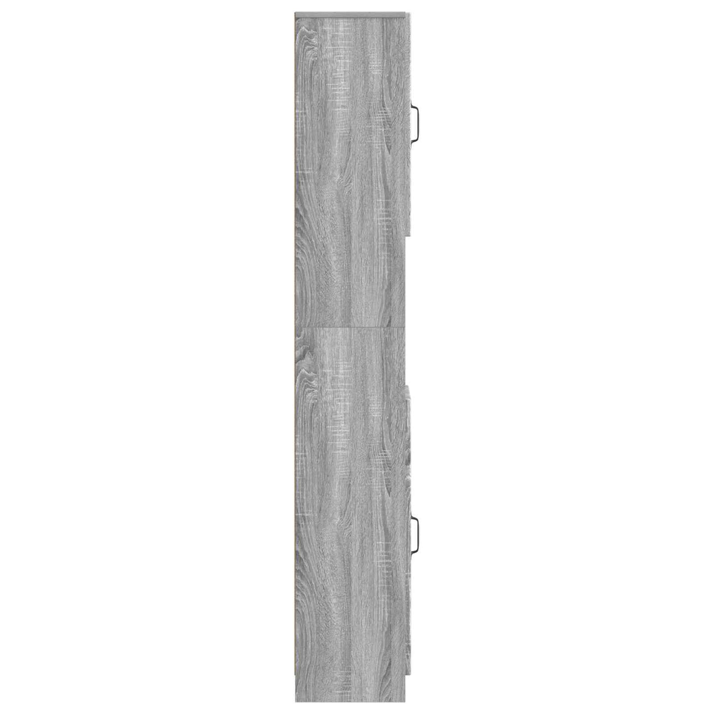 vidaXL Bathroom Cabinet with Open Shelf UTRECHT Grey Sonoma