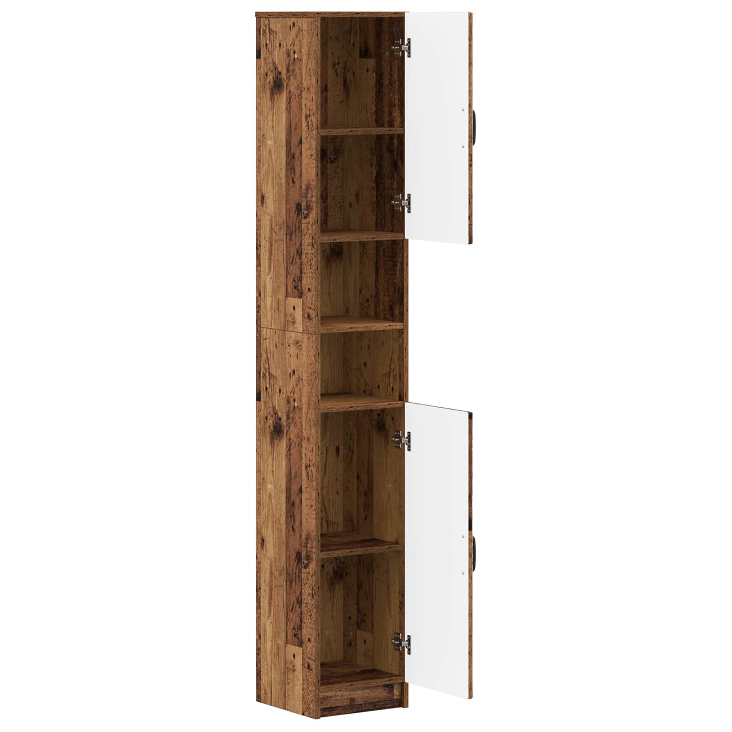 vidaXL Bathroom Cabinet with Open Shelf UTRECHT Old Wood