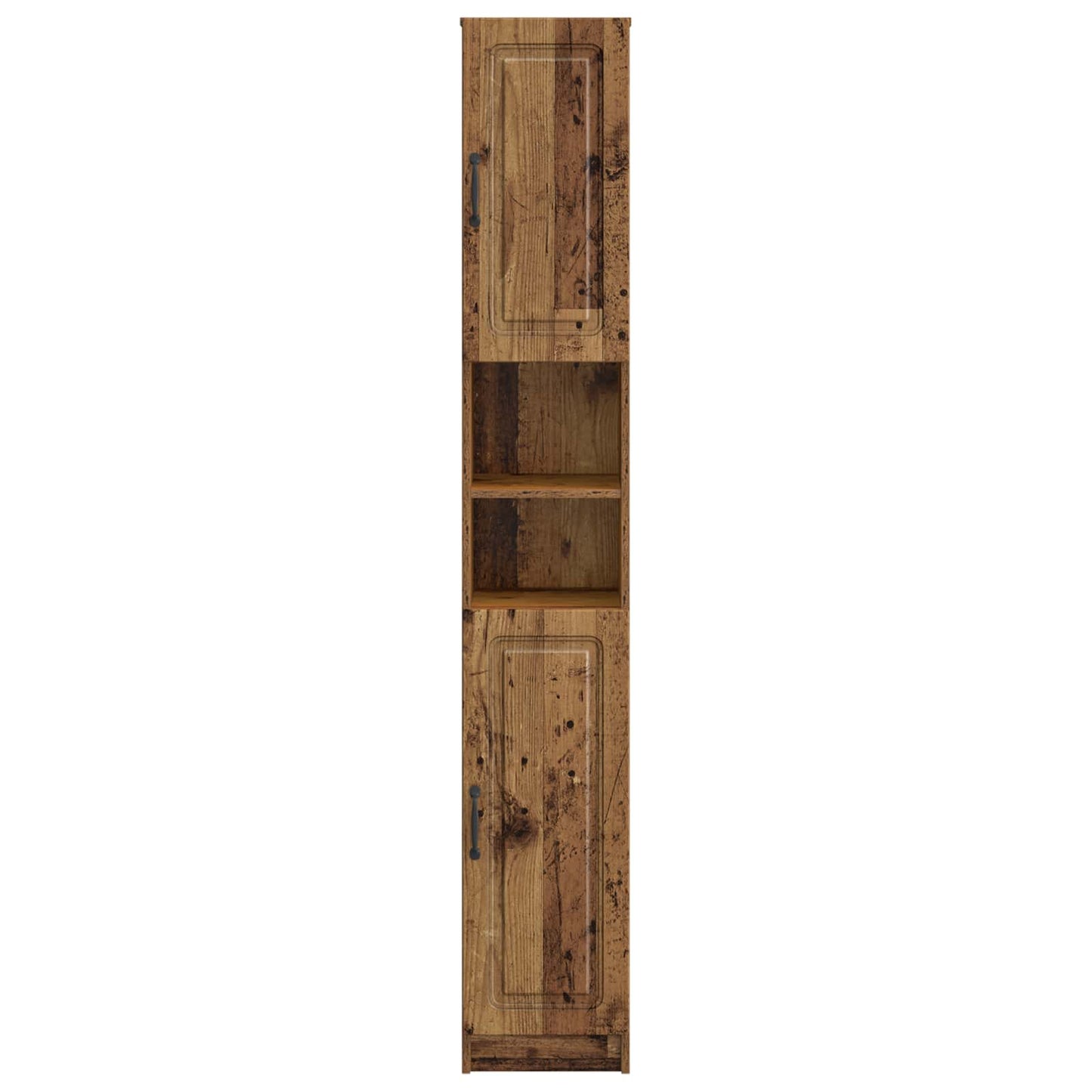 vidaXL Bathroom Cabinet with Open Shelf UTRECHT Old Wood