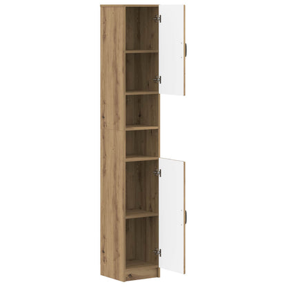 vidaXL Bathroom Cabinet with Open Shelf UTRECHT Artisan Oak