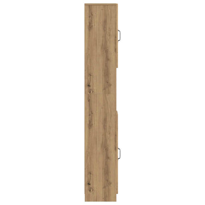 vidaXL Bathroom Cabinet with Open Shelf UTRECHT Artisan Oak