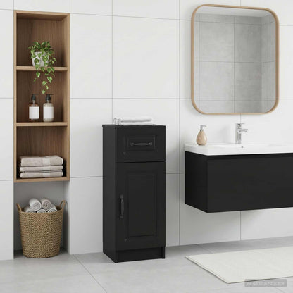 vidaXL Bathroom Storage Cainet UTRECHT Black 30 x 31 x 77 cm