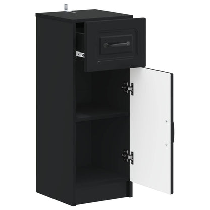 vidaXL Bathroom Storage Cainet UTRECHT Black 30 x 31 x 77 cm
