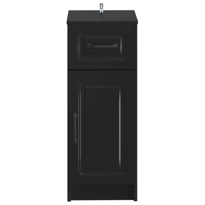 vidaXL Bathroom Storage Cainet UTRECHT Black 30 x 31 x 77 cm