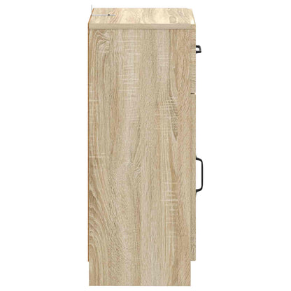 vidaXL Bathroom Storage Cainet UTRECHT Sonoma Oak 30 x 31 x 77 cm