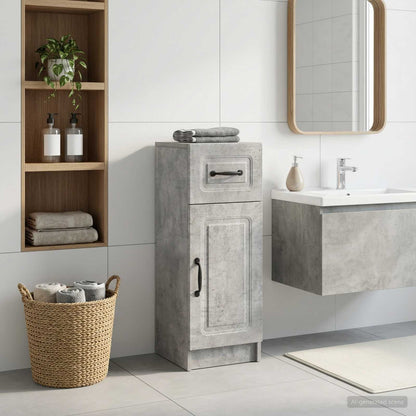 vidaXL Bathroom Storage Cainet UTRECHT Concrete Grey 30 x 31 x 77 cm