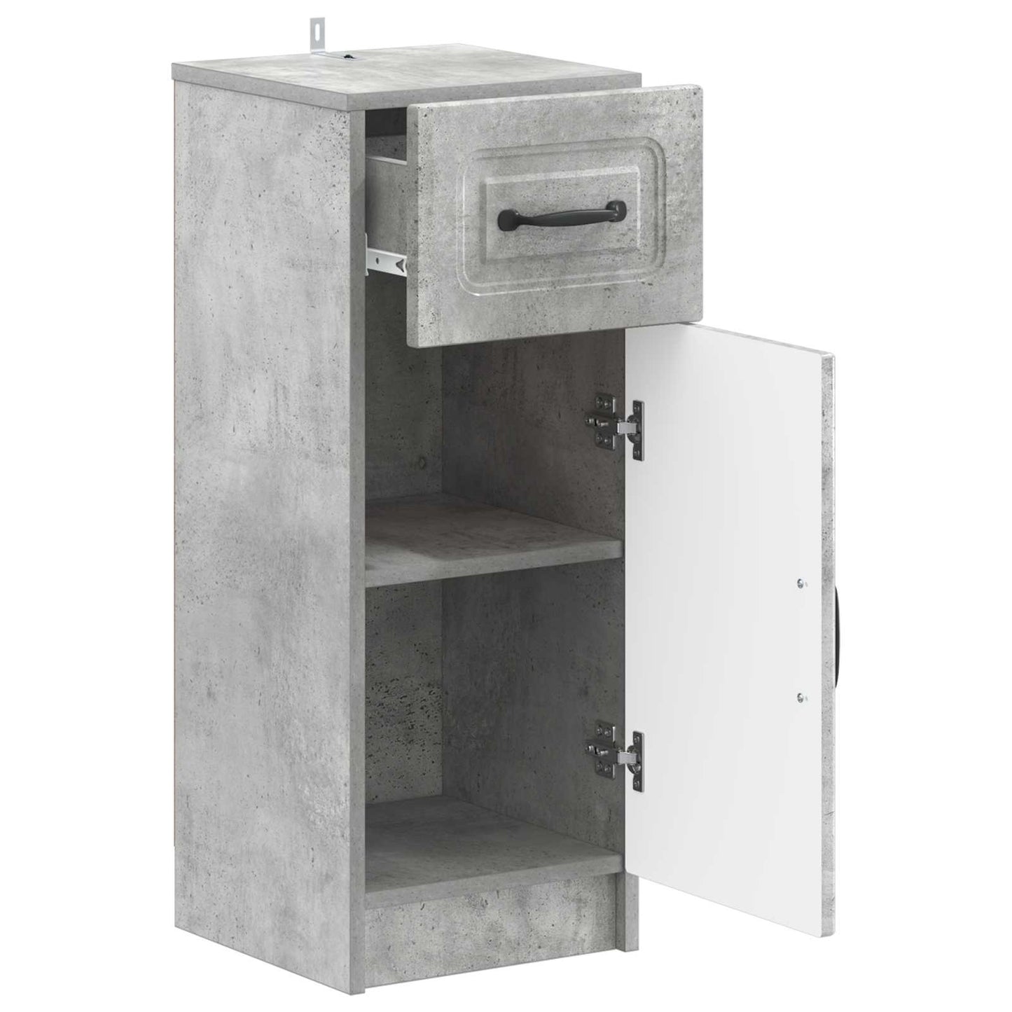 vidaXL Bathroom Storage Cainet UTRECHT Concrete Grey 30 x 31 x 77 cm