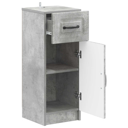 vidaXL Bathroom Storage Cainet UTRECHT Concrete Grey 30 x 31 x 77 cm