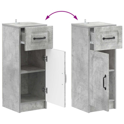 vidaXL Bathroom Storage Cainet UTRECHT Concrete Grey 30 x 31 x 77 cm