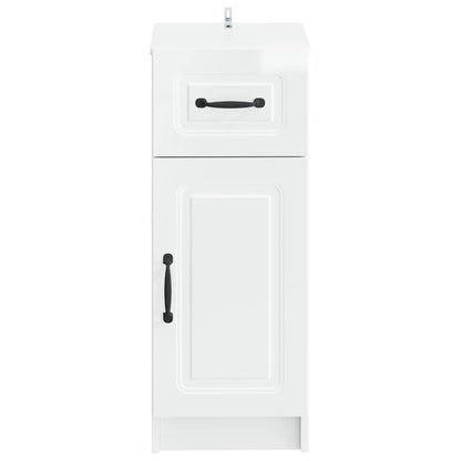 vidaXL Bathroom Storage Cainet UTRECHT High Gloss White