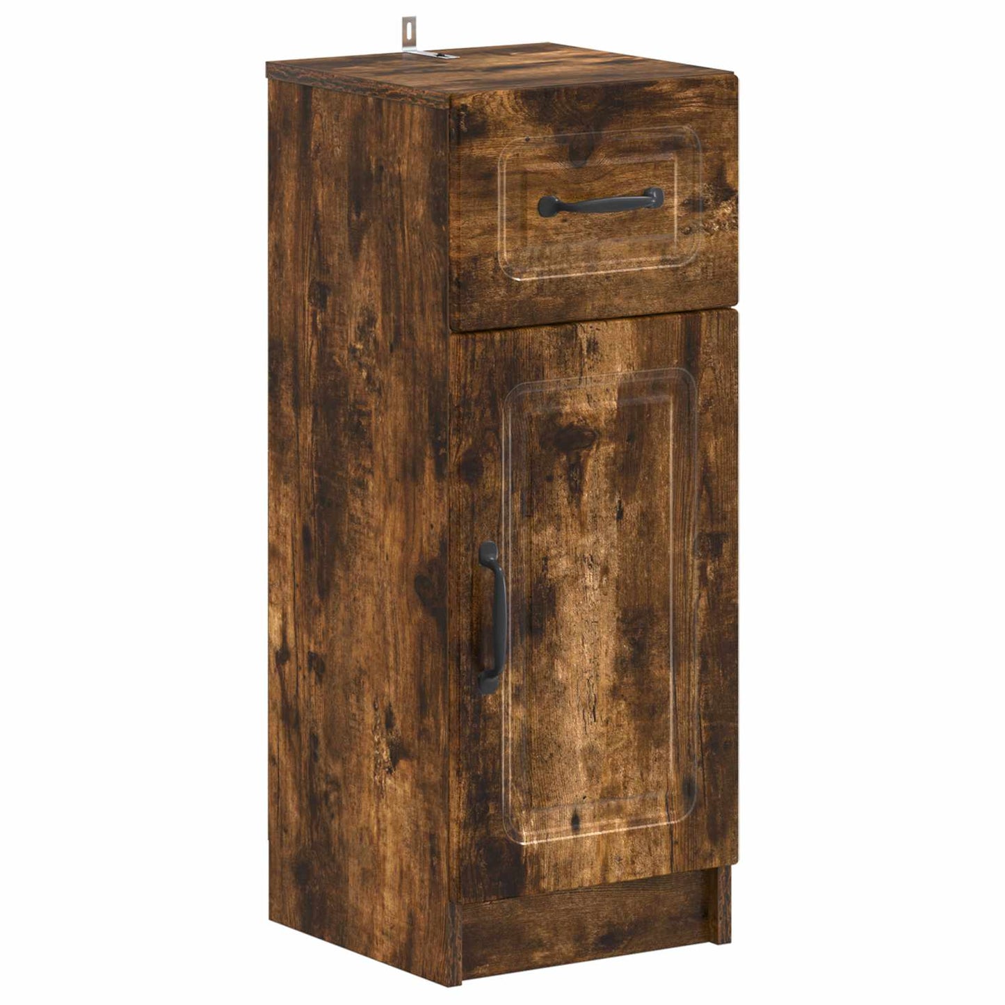 vidaXL Bathroom Storage Cainet UTRECHT Smoked Oak 30 x 31 x 77 cm