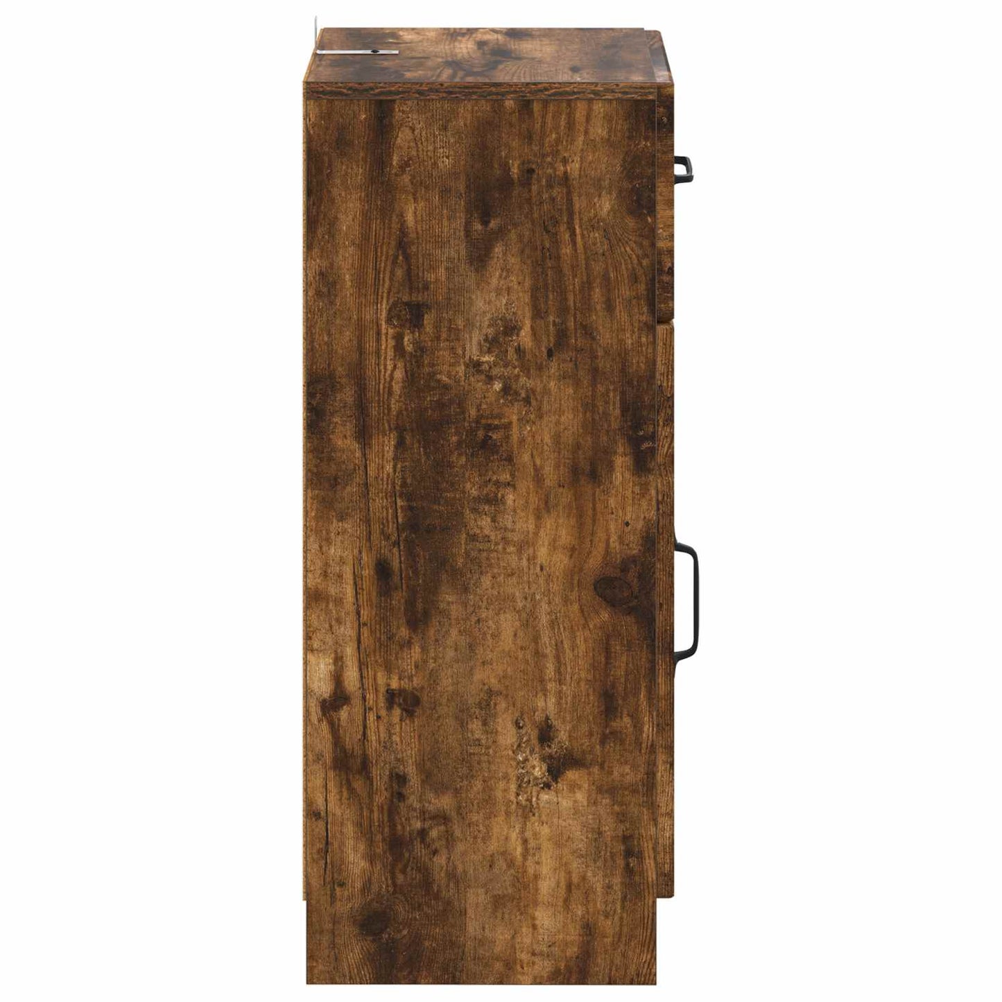 vidaXL Bathroom Storage Cainet UTRECHT Smoked Oak 30 x 31 x 77 cm