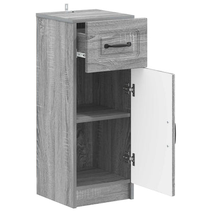 vidaXL Bathroom Storage Cainet UTRECHT Grey Sonoma 30 x 31 x 77 cm