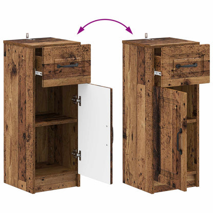 vidaXL Bathroom Storage Cainet UTRECHT Old Wood 30 x 31 x 77 cm