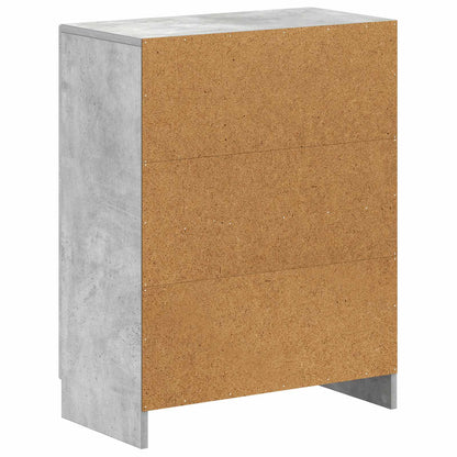 vidaXL Bathroom Storage Cainet UTRECHT Concrete Grey 59.5 x 31 x 77 cm
