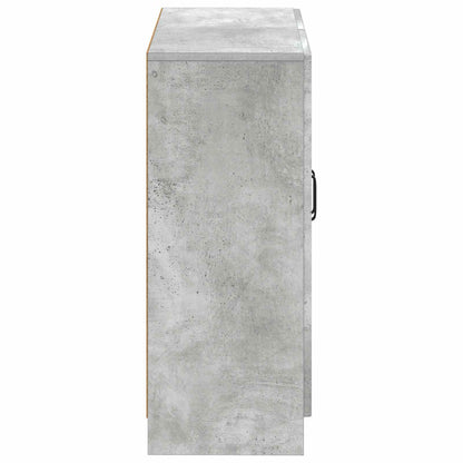 vidaXL Bathroom Storage Cainet UTRECHT Concrete Grey 59.5 x 31 x 77 cm