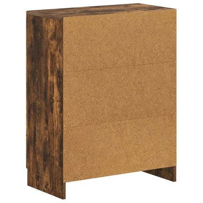 vidaXL Bathroom Storage Cainet UTRECHT Smoked Oak 59.5 x 31 x 77 cm