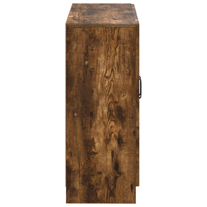 vidaXL Bathroom Storage Cainet UTRECHT Smoked Oak 59.5 x 31 x 77 cm