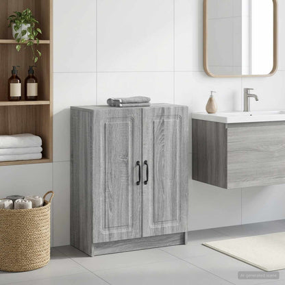 vidaXL Bathroom Storage Cainet UTRECHT Grey Sonoma 59.5 x 31 x 77 cm