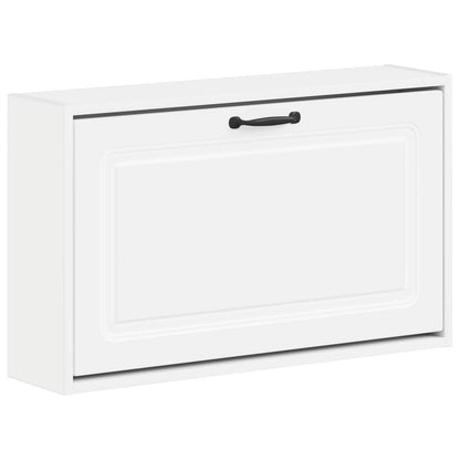 vidaXL Wall-Mounted Shoe Cabinet UTRECHT 71 x 17 x 43 cm White