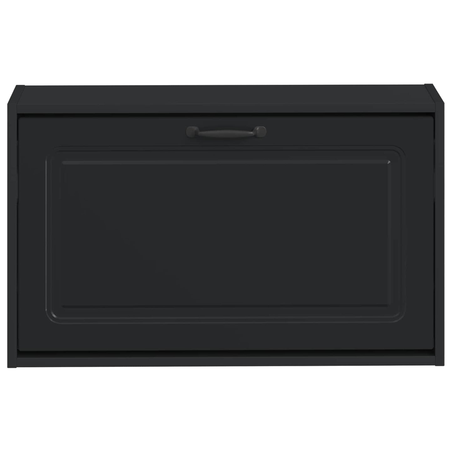 vidaXL Wall-Mounted Shoe Cabinet UTRECHT 71 x 17 x 43 cm Black